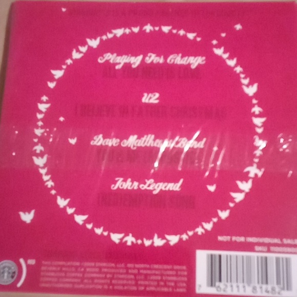 ALL YOUNEED IS LOVE CD STARBUCKS - Picture 2 of 2